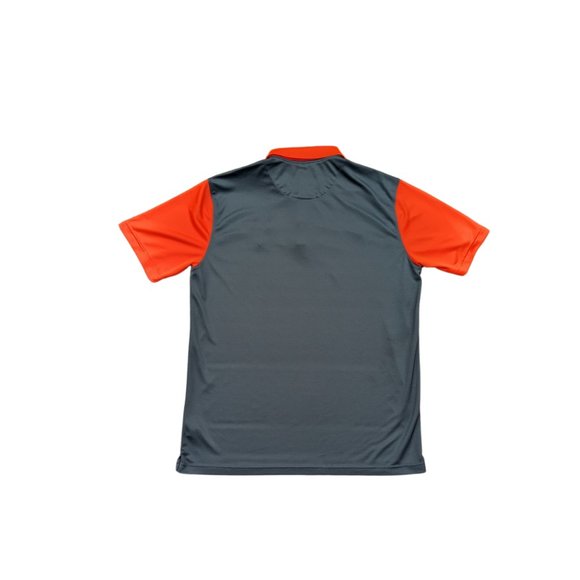 Princeton University Nike Men's Dri-Fit Gray Orange Polo Sz Large EUC - Picture 2 of 7
